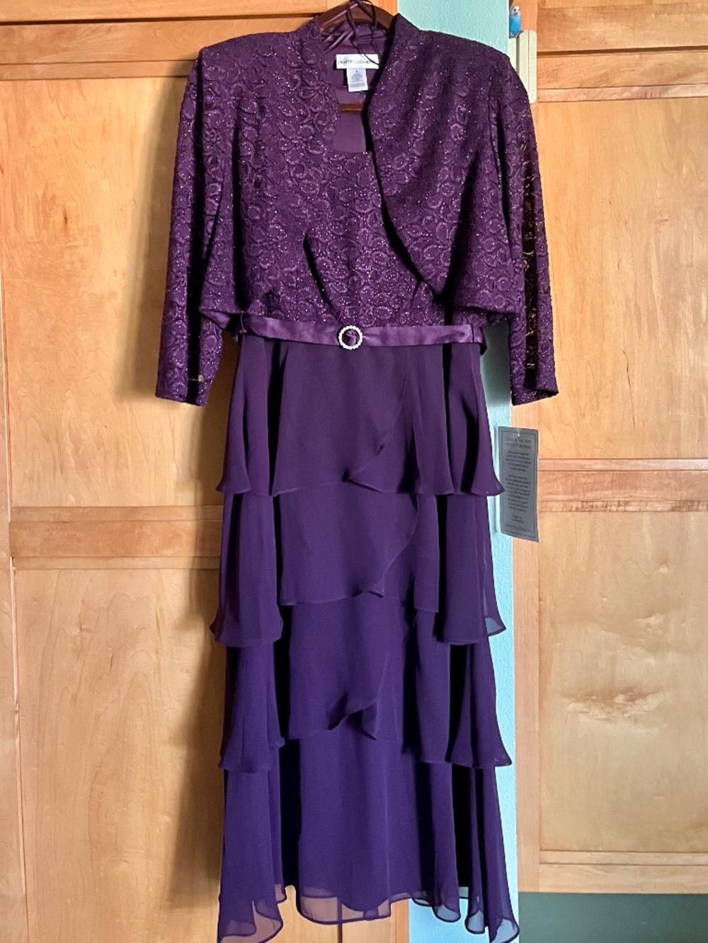 Draper's and Damon's Sparkling Two Piece Dress Set Size 8 NWT - Picture 4 of 14